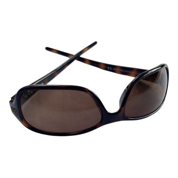Dolce & Gabbana 2200 Havana Wrap Sunglasses - Picture 12 of 14